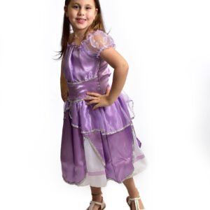 Fantasia Bambolê Infantil Carnaval Princesa Lilás – 126