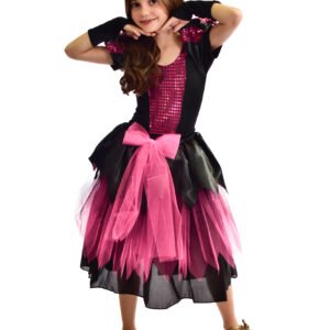 Fantasia Bambolê Infantil Halloween Bruxa de Luxo – 145