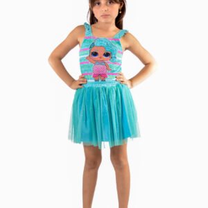 Fantasia Bambolê Infantil Carnaval Boneca com Glitter- 177