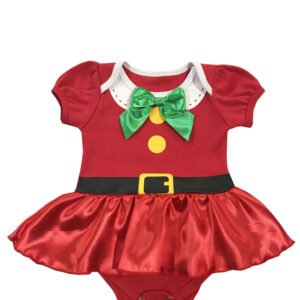 Body Bebê Carnaval – Fantasia Mamãe Noel – Mesversário 9107