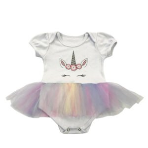 Body Bebê Carnaval – Fantasia Unicórnio – Mesversário – 9110