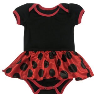 Body Bebê Carnaval – Fantasia Joaninha- Mesversário – 9124