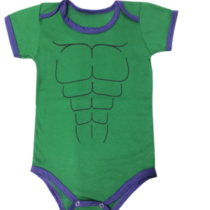 Body Bebê Carnaval – Fantasia Menino Verde  – Mesversário 9126