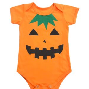 Body Bebê Halloween – Fantasia Abóbora – Mesversário 9130