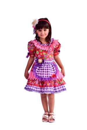 Vestido Festa Junina Infantil - São João - Caipira - 653