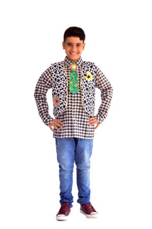 Colete Festa Junina Infantil Cowboy -São João-Caipira - 446