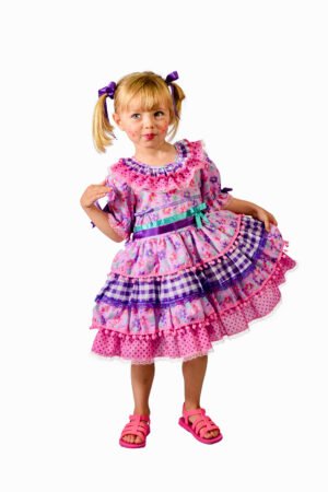 Vestido Festa Junina Infantil - São João - Caipira - 662