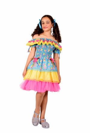 Vestido Festa Junina Infantil - São João - Caipira - 776