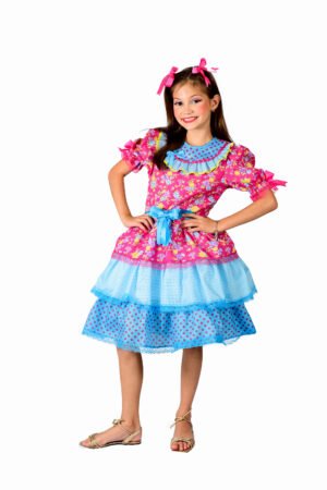 Vestido Festa Junina Infantil - São João - Caipira - 775
