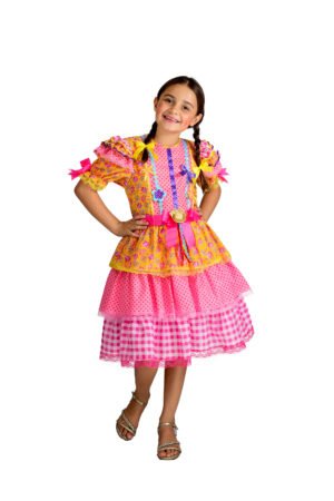 Vestido Festa Junina Infantil São João Caipira - 773