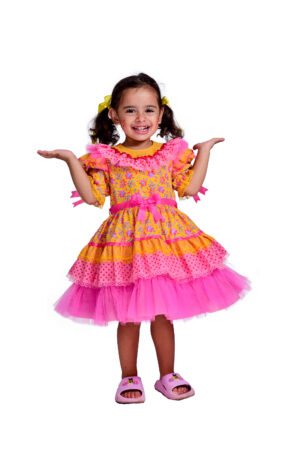 Vestido Festa Junina Infantil Caipira - 664